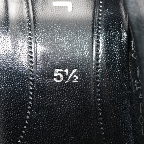 Gabor Women's Vision Pump Size 7.5 Mid Heel Black Suede Patent Slip On Shoe - Picture 13 of 13